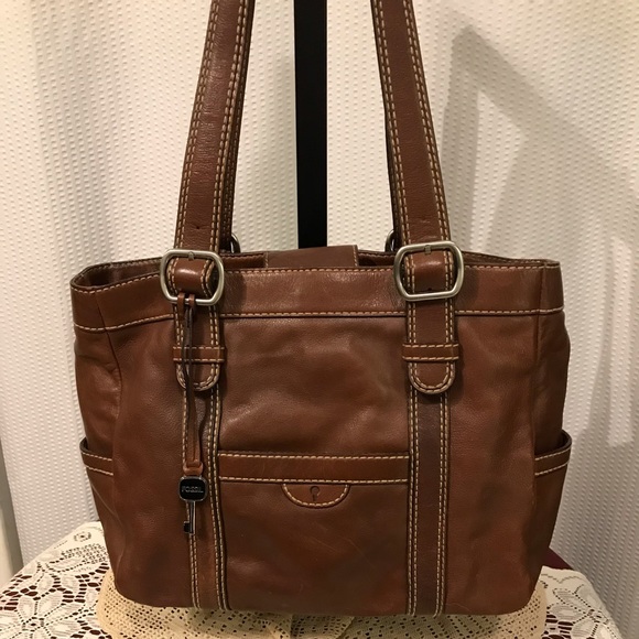 Fossil Bags Fossil Brown Leather Shoulder Bag Poshmark